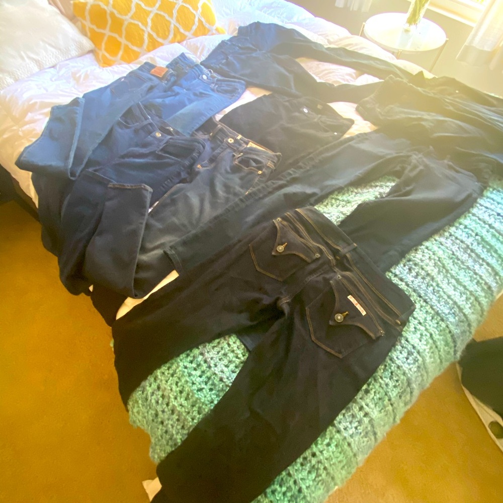 Lot 12 pairs designer skinny jeans 27 Paige AG